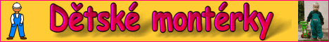 d�tsk� mont�rky - d�tsk� od�vy pro voln� �as