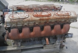 Sovětský motor V-2 34 z tanku T-34